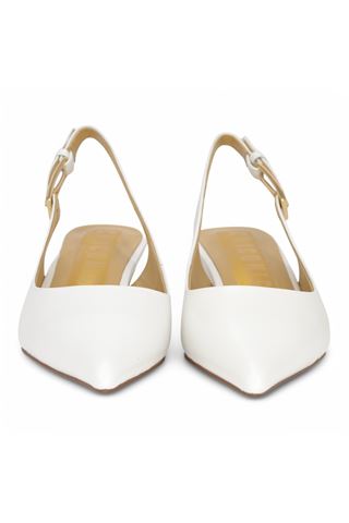 Slingback donna in pelle colore bianco CHICONIC | 232-BIANCO