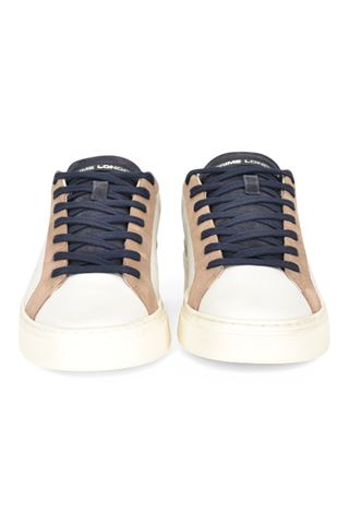 Sneaker uomo in pelle colore bianco. CRIME | 14700-10
