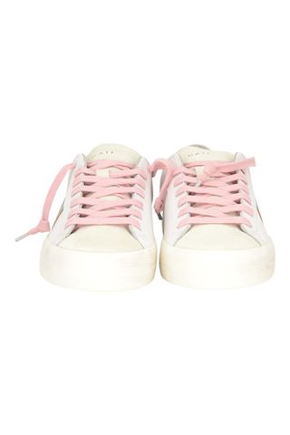 Sneaker donna in pelle colore bianco DATE | W421HL-CATP