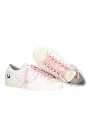 Sneaker donna in pelle colore bianco DATE | W421HL-CATP