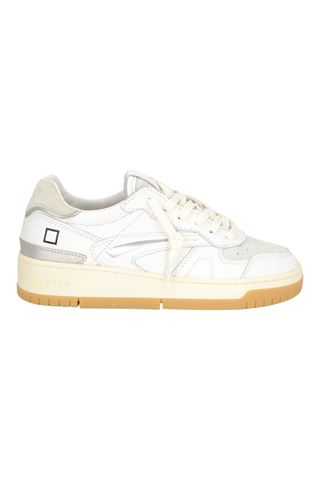 Sneaker donna in pelle colore bianco DATE | W421TP-CAWH