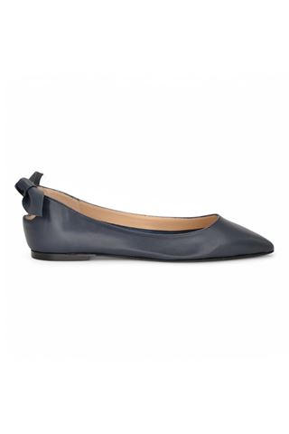 Ballerina in nappa colore blu notte. DETAIL | A5806-BLU