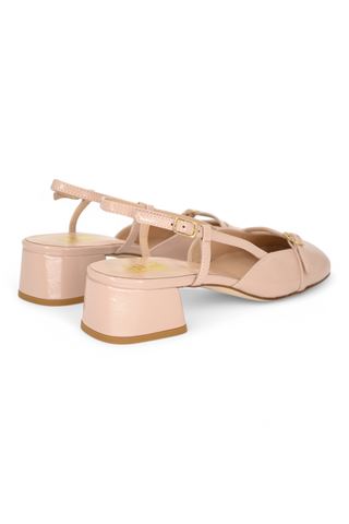 Slingback in naplak colore cipria. DETAIL | B3105-CIPRIA