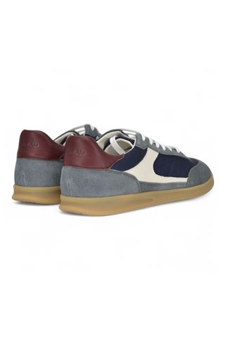 Sneaker uomo in camoscio e nylon colore blu. FRAU | 22D1-BLU