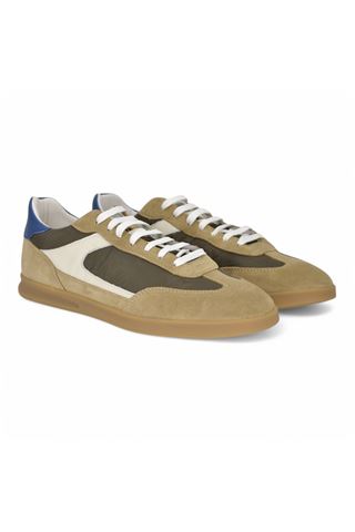 Sneaker uomo in camoscio e nylon colore marrone. FRAU | 22D1-FANGO
