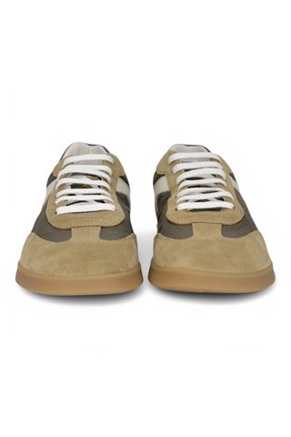 Sneaker uomo in camoscio e nylon colore marrone. FRAU | 22D1-FANGO
