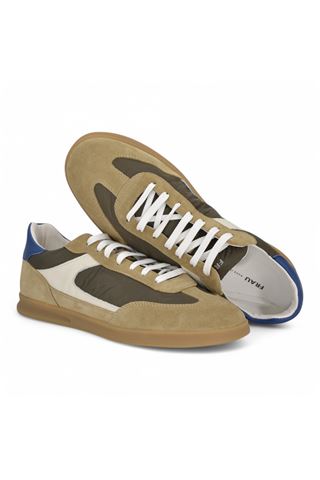 Sneaker uomo in camoscio e nylon colore marrone. FRAU | 22D1-FANGO