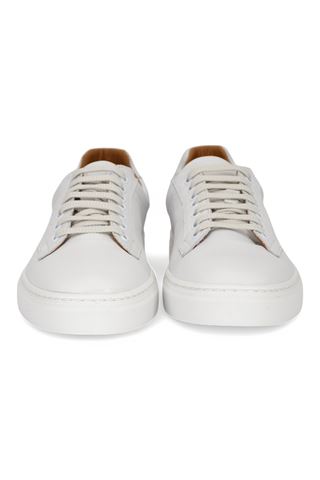 Sneakers uomo in pelle colore bianco FRAU | 29P1-BIANCO