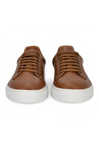 Sneakers uomo in pelle colore cuoio. FRAU | 29P1-CUOIO
