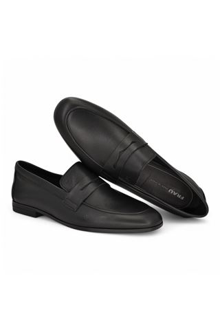 Mocassino uomo in pelle colore nero. FRAU | 34P5-NERO