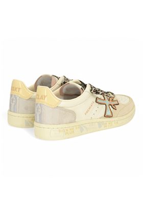 Sneakers in pelle colore panna. PREMIATA | BSKTCLAD-7317