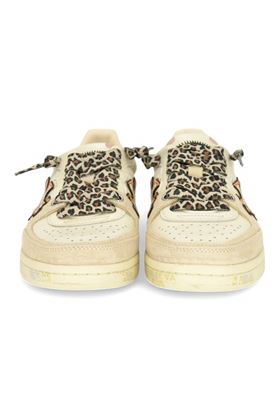 Sneakers in pelle colore panna. PREMIATA | BSKTCLAD-7317