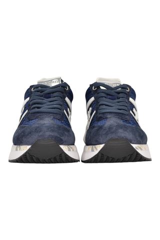 Sneaker donna Premiata in camoscioe e tela colore blu. PREMIATA | CONNY-7368