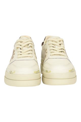 Sneaker donna Premiata in pelle colore panna.. PREMIATA | MICOL-7441