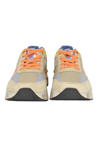 Sneaker uomo in camoscio e tela colore sabbia. PREMIATA | MOERUN-7301