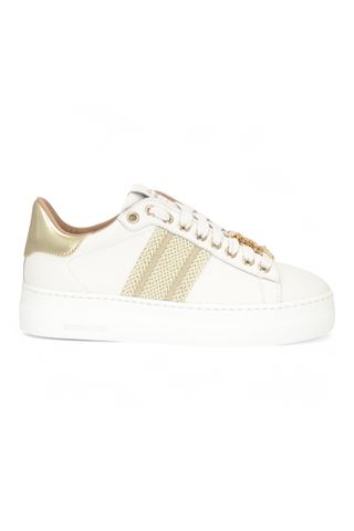 Sneaker donna in pelle colore bianco. STOKTON | 897-DBIANCO