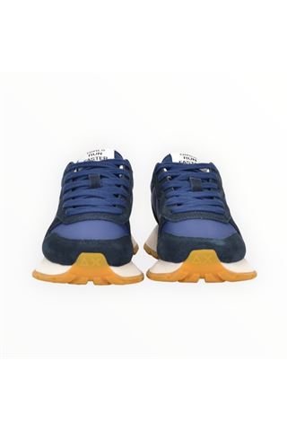 Sneaker Sun 68 in nylon e camoscio colore blu notte. SUN68 | 35202-07