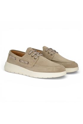 Scarpa allacciata uomo Ambitious in camoscio colore sabbia. AMBITIOUS | 14186-TAUPE