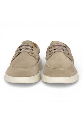 Scarpa allacciata uomo Ambitious in camoscio colore sabbia. AMBITIOUS | 14186-TAUPE