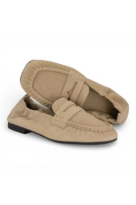 Mocassino donna Copenhagen in camoscio colore sabbia. COPENHAGEN | 885-SAND
