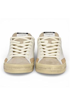 Sneaker uomo Crime in pelle colore bianco. CRIME | 19050-10