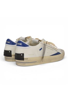 Sneaker uomo Crime in pelle colore bianco. CRIME | 19107-14