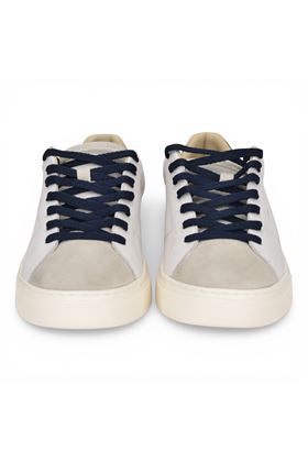 Sneaker uomo Crime in pelle colore panna. CRIME | 19700-10