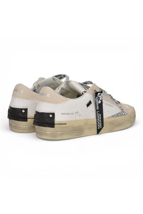 Sneaker donna Crime in pelle colore bianco. CRIME | 29109-15