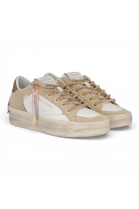 Sneaker donna Crime in pelle colore bianco. CRIME | 29154-15