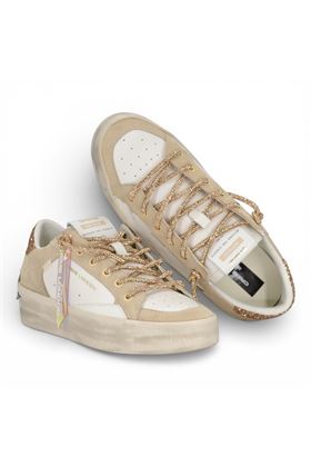 Sneaker donna Crime in pelle colore bianco. CRIME | 29154-15