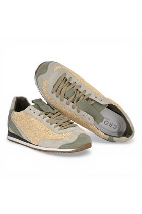 Sneaker donna Cromier in camoscio colore grigio chiaro. CROMIER | C140-GRIGIO CHIARO