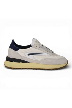 Sneaker uomo Date in tessuto e camoscio colore bianco. DATE | M441ATNY-WL