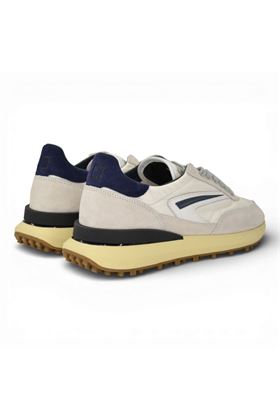 Sneaker uomo Date in tessuto e camoscio colore bianco. DATE | M441ATNY-WL