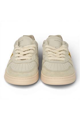 Sneaker uomo Date in pelle colore bianco sporco. DATE | M441C2VC-IV