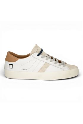Sneaker uomo Date in pelle colore bianco. DATE | M441HLCA-WI