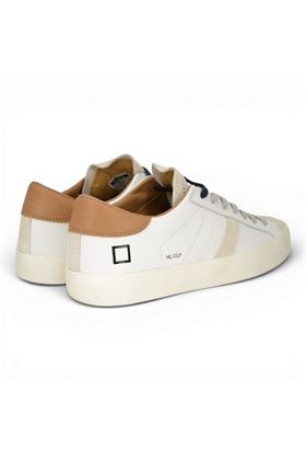 Sneaker uomo Date in pelle colore bianco. DATE | M441HLCA-WI