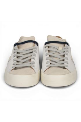 Sneaker uomo Date in pelle colore bianco. DATE | M441HLCA-WI
