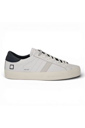 Sneaker uomo Date in pelle colore bianco. DATE | M441HLCA-WL