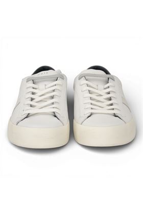 Sneaker uomo Date in pelle colore bianco. DATE | M441HLCA-WL