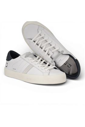 Sneaker uomo Date in pelle colore bianco. DATE | M441HLCA-WL