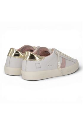 Sneaker donna Date in pelle colore bianco. DATE | W441HLCA-WM