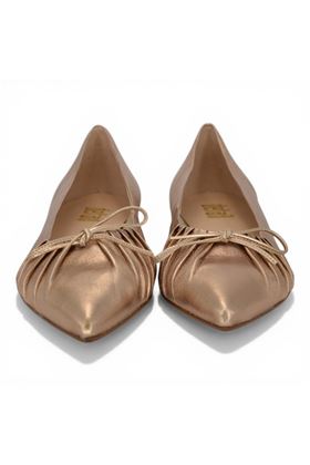 Ballerina Status in pelle colore platino rosato. DETAIL | H274-PLATINO