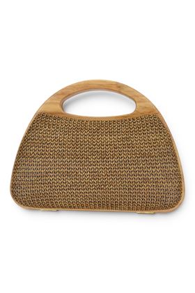Borsa Exè in rafia colore beige. EXE' | 002-TAN