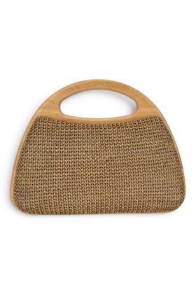 Borsa Exè in rafia colore beige. EXE' | 002-TAN