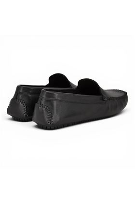 Mocassino uovo Frau in pelle colore nero. FRAU | 12M0-NERO