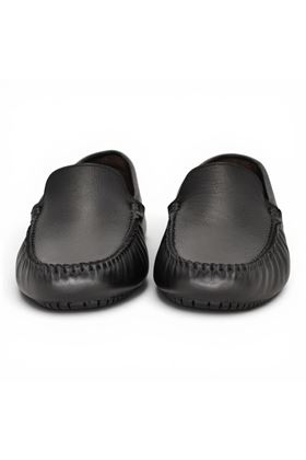 Mocassino uovo Frau in pelle colore nero. FRAU | 12M0-NERO