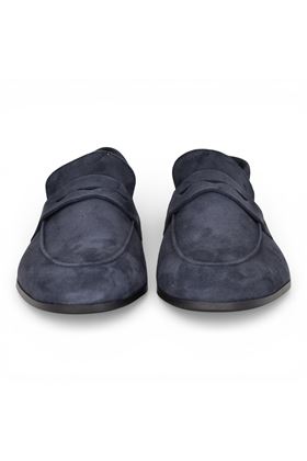 Mocassino Frau in camoscio colore blu notte. FRAU | 34B5-BLU