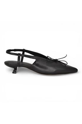 Slingback donna Jvam in pelle colore nero. JVAM | 40129-NERO