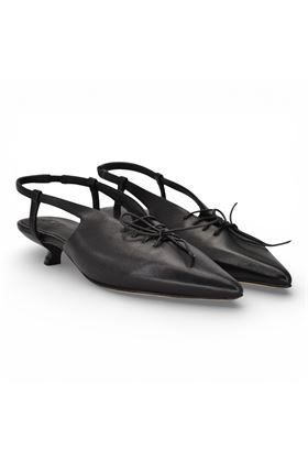 Slingback donna Jvam in pelle colore nero. JVAM | 40129-NERO