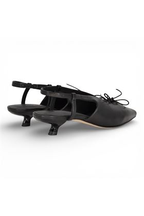 Slingback donna Jvam in pelle colore nero. JVAM | 40129-NERO